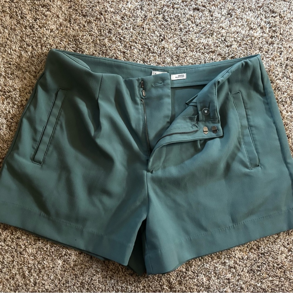 A New Day Women’s Shorts in Dusty Blue.